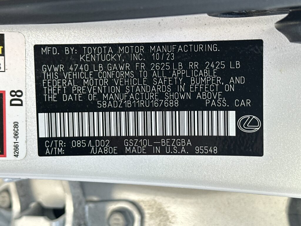 2024 Lexus ES ES 350