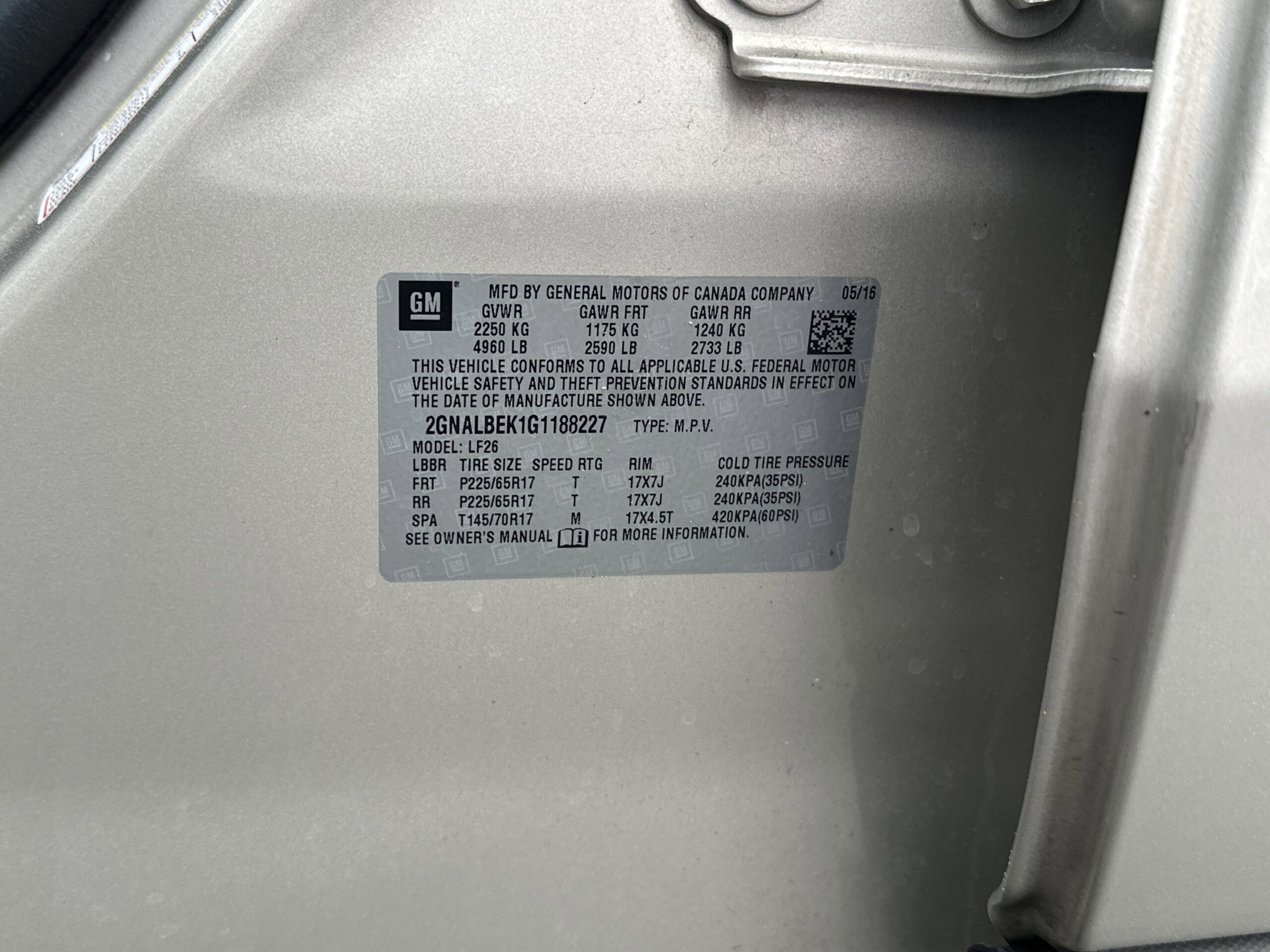2016 Chevrolet Equinox LS