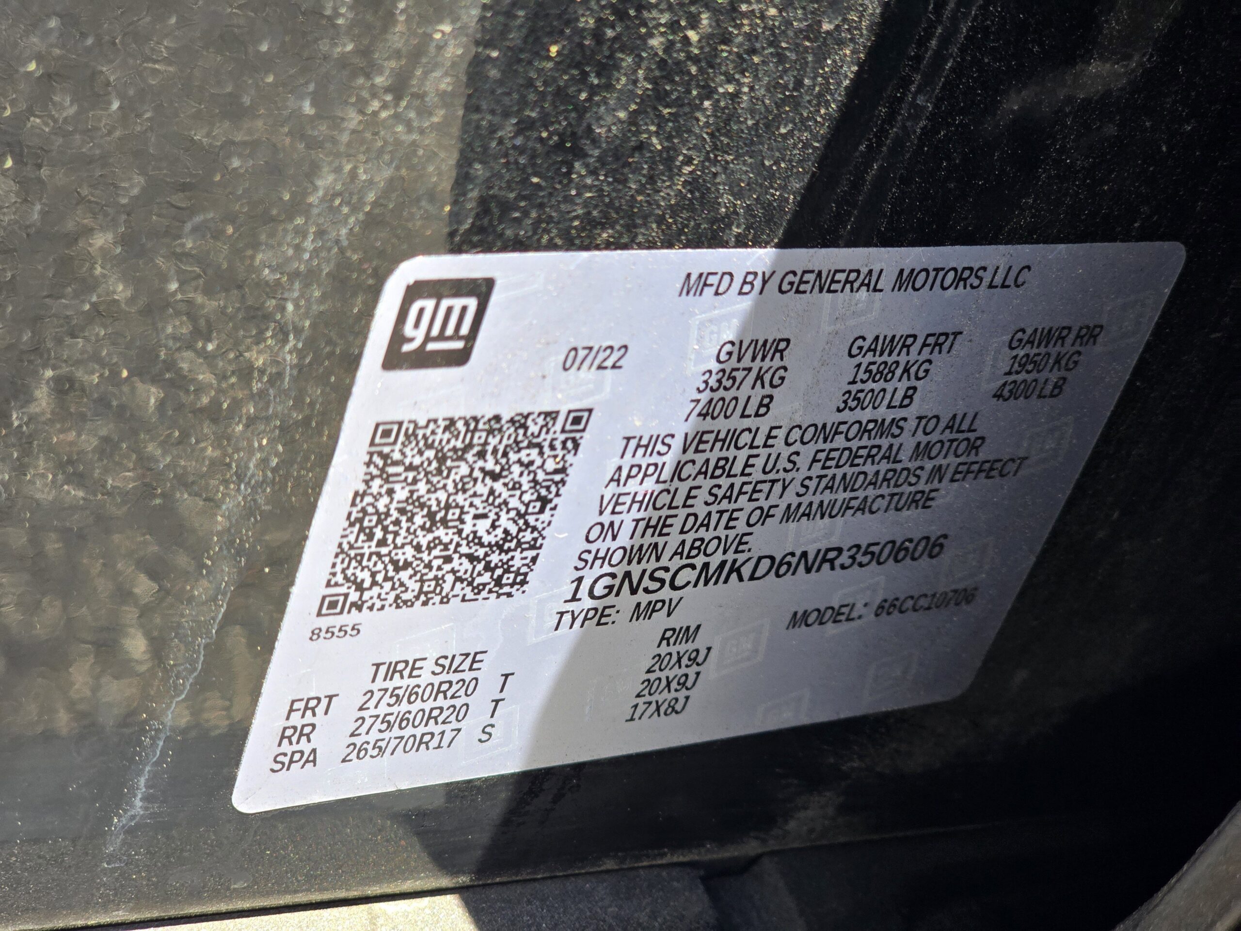 2022 Chevrolet Tahoe LS