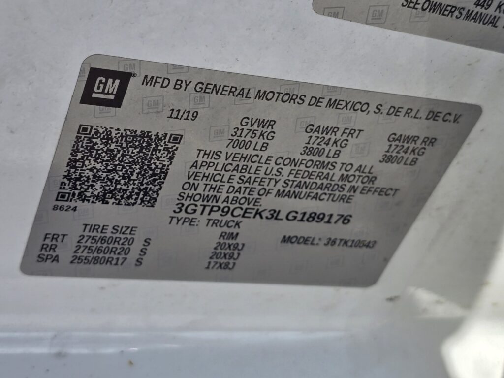 2020 GMC Sierra 1500 Elevation
