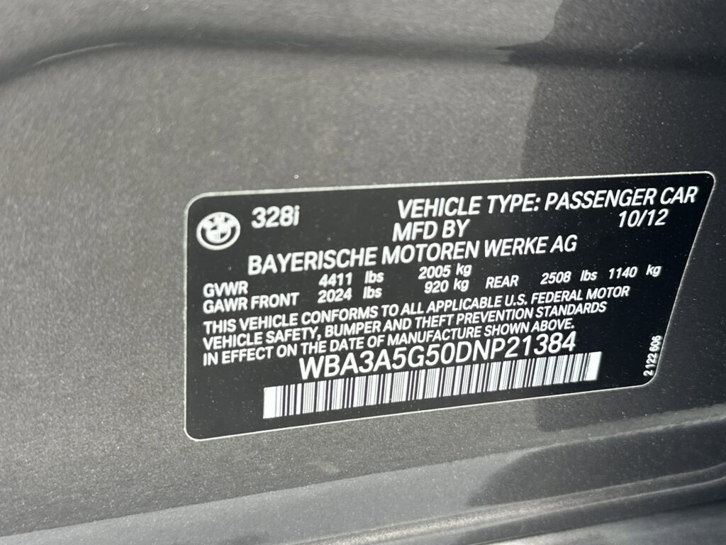 2013 BMW 3 Series 328i