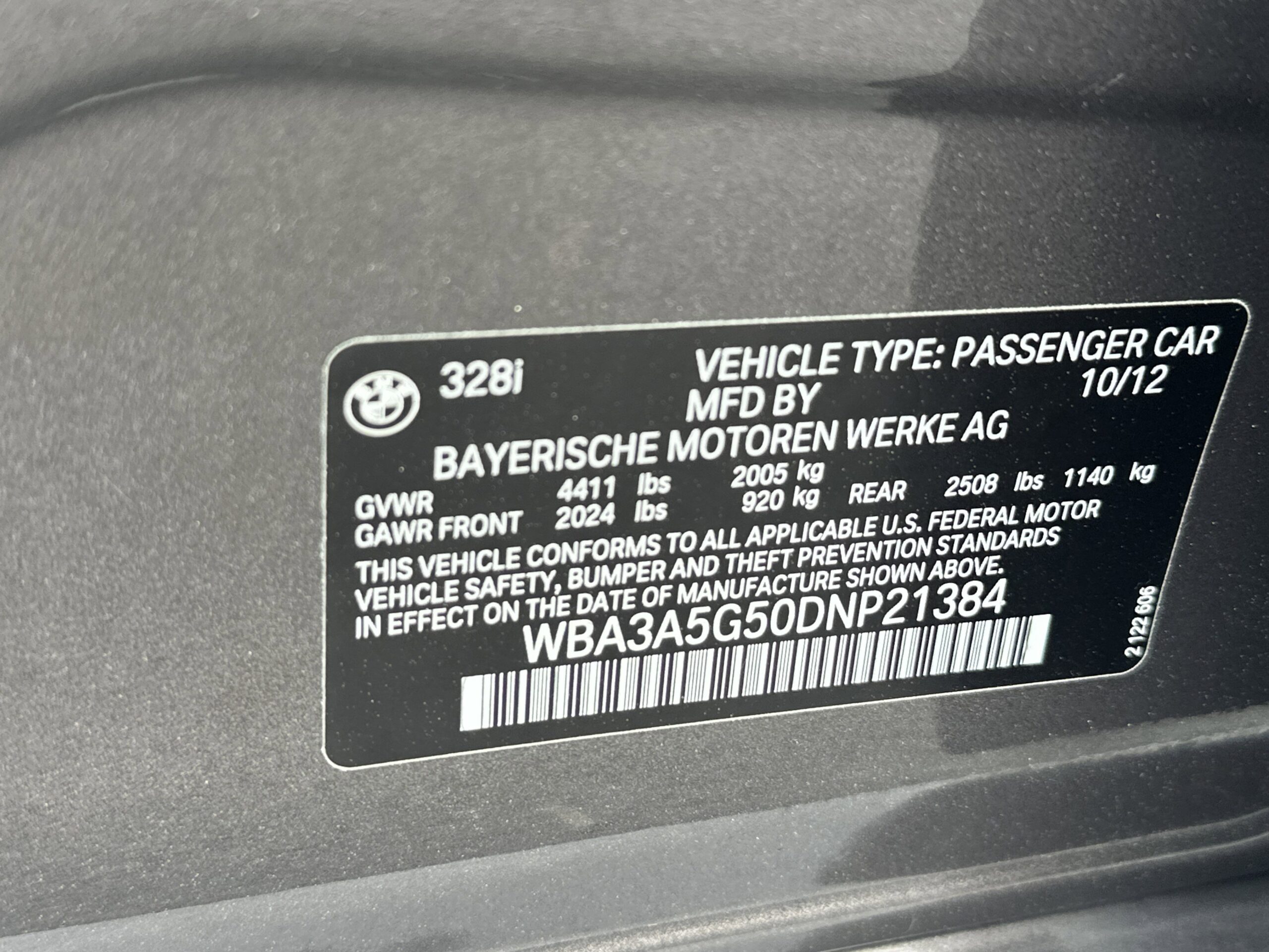 2013 BMW 3 Series 328i