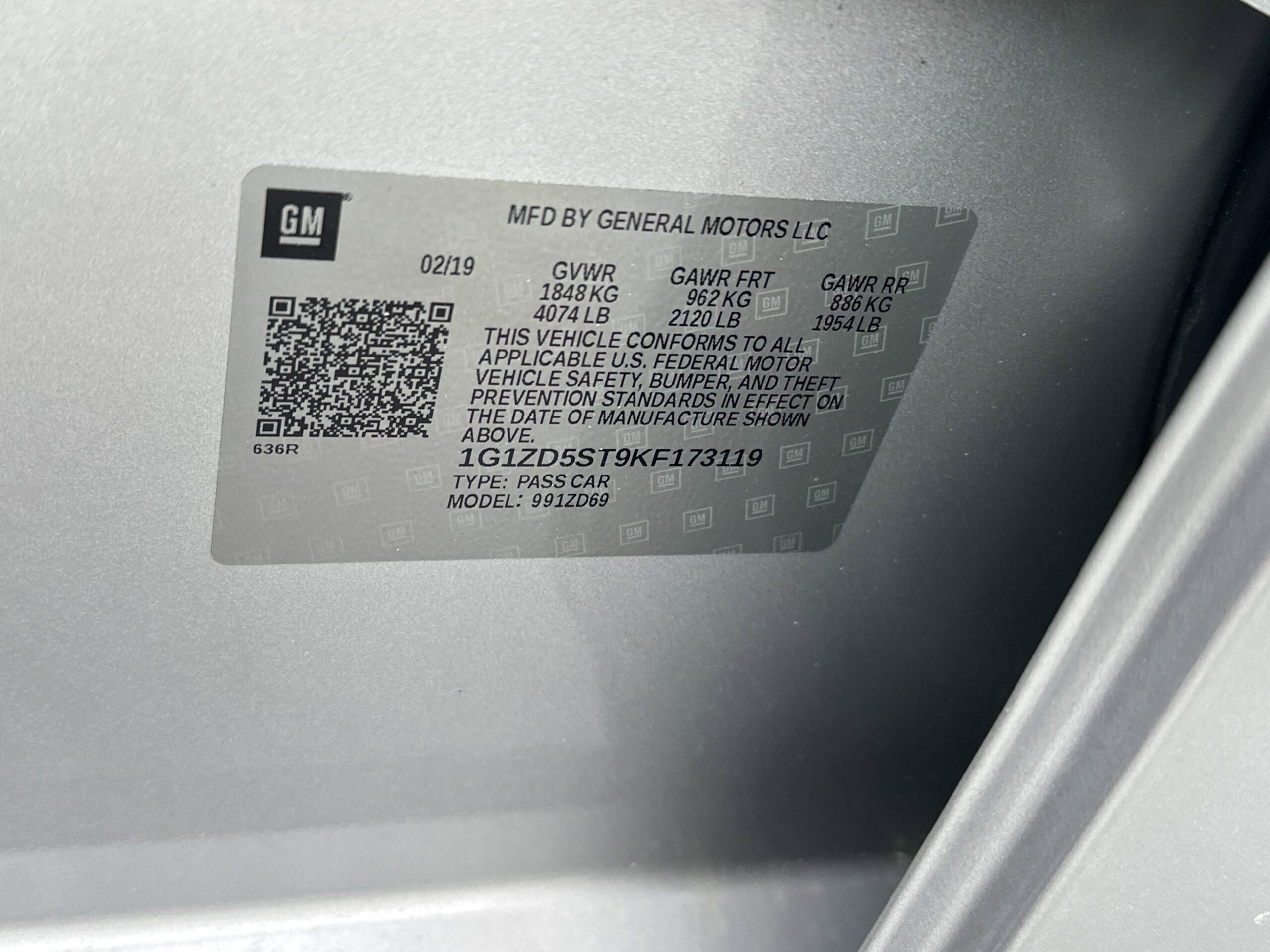 2019 Chevrolet Malibu LT