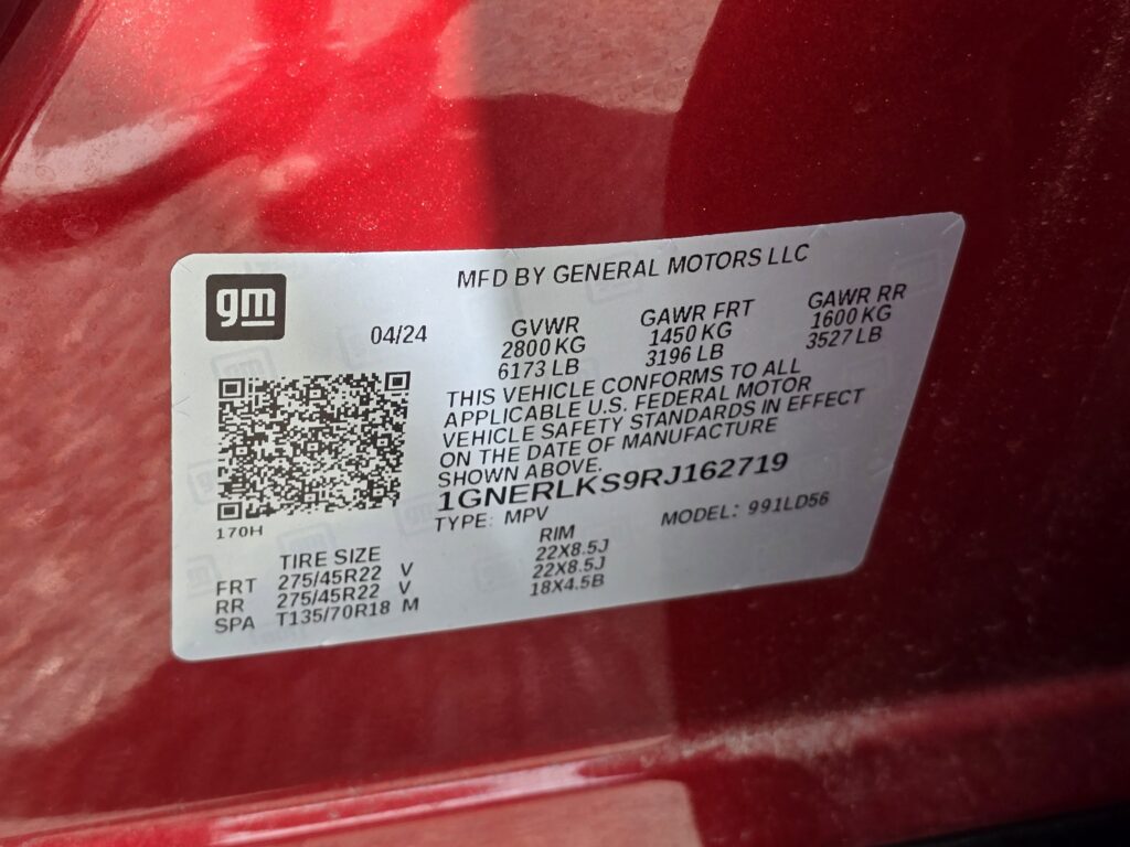 2024 Chevrolet Traverse FWD RS