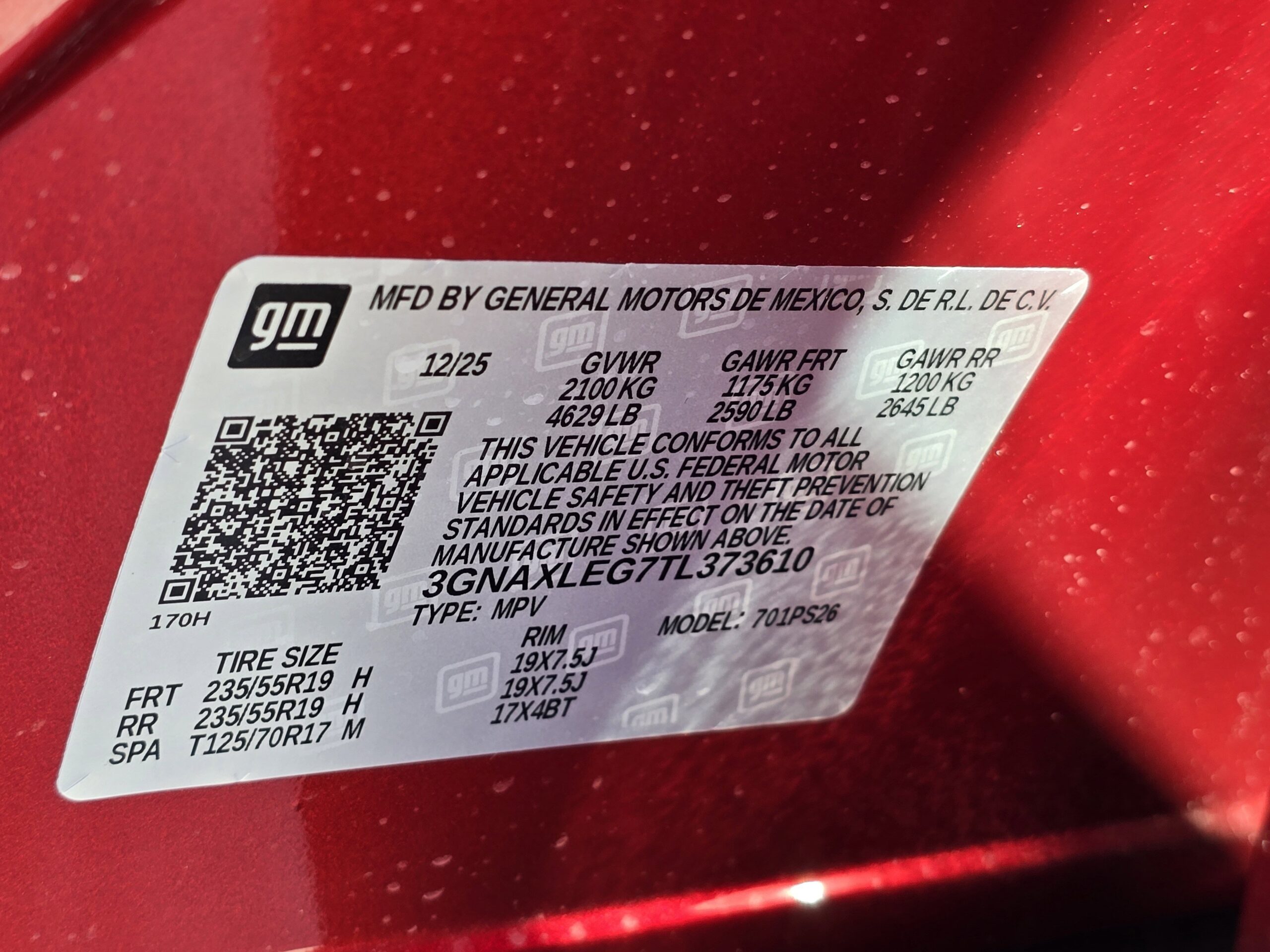 2026 Chevrolet Equinox FWD RS