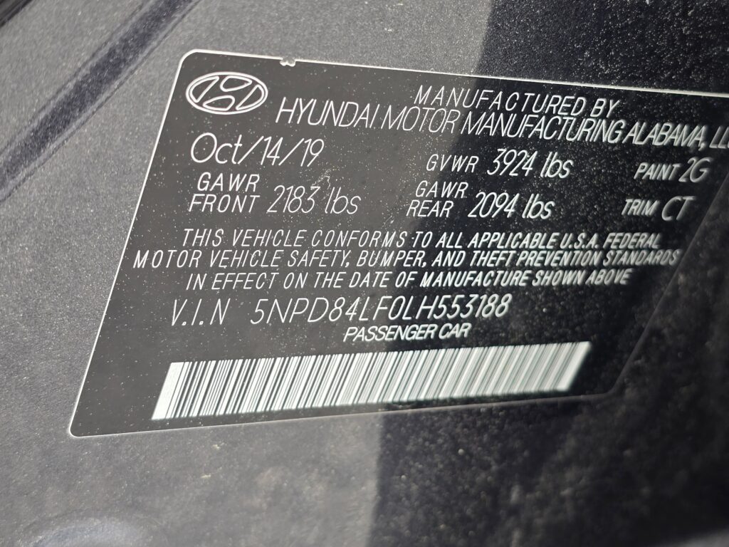 2020 Hyundai Elantra SEL