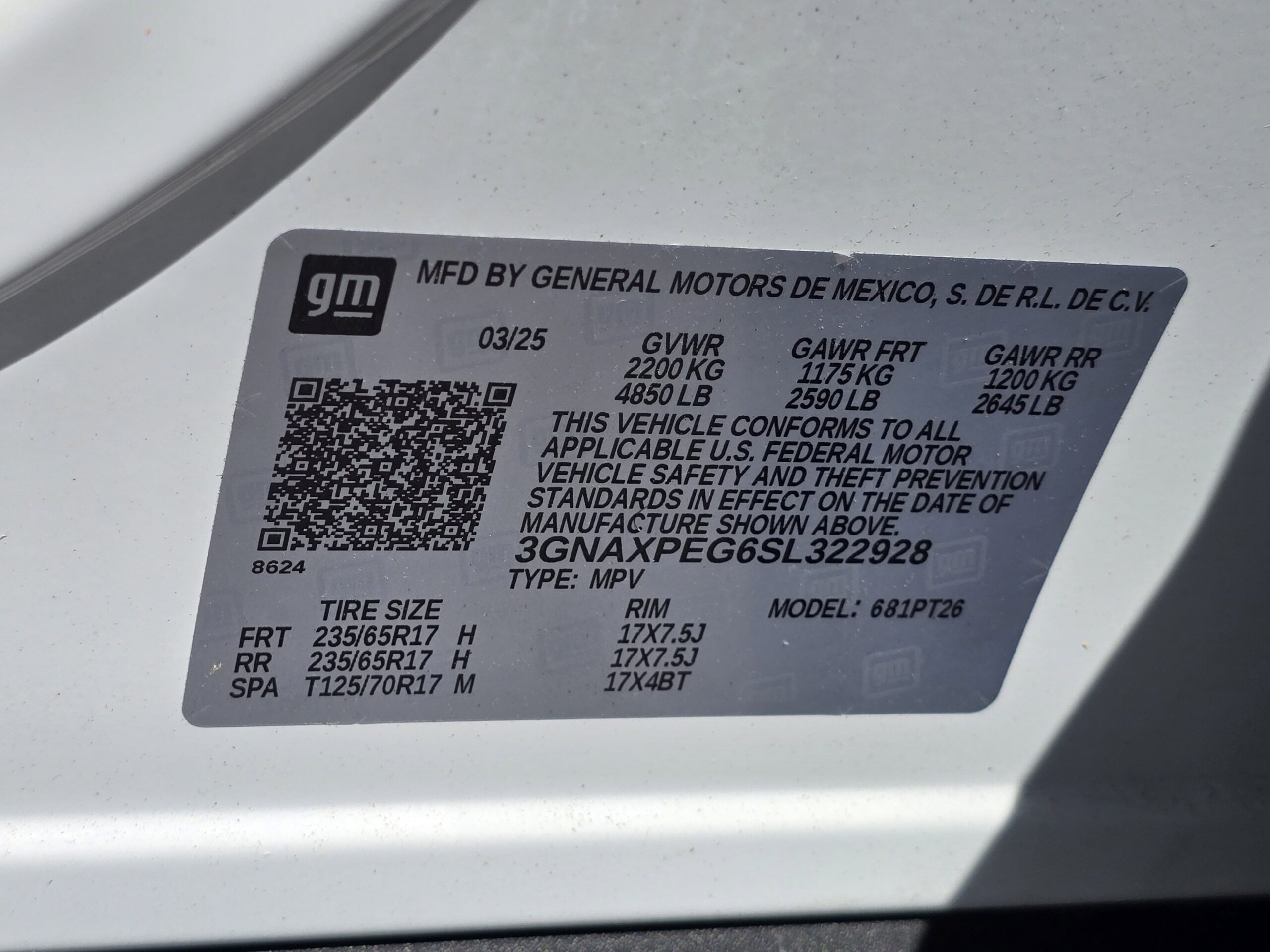 2025 Chevrolet Equinox AWD LT