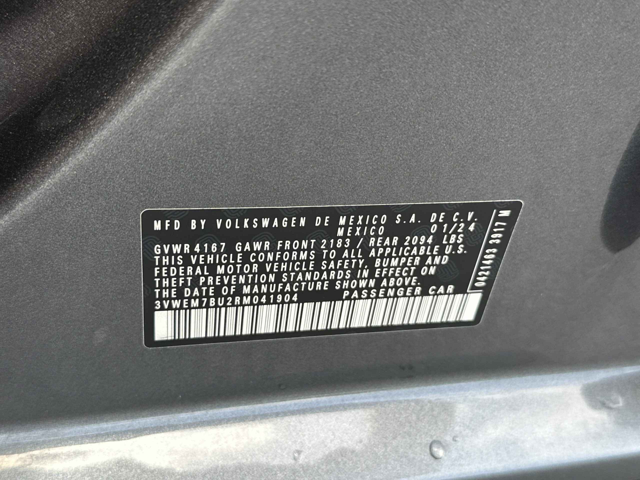 2024 Volkswagen Jetta SE