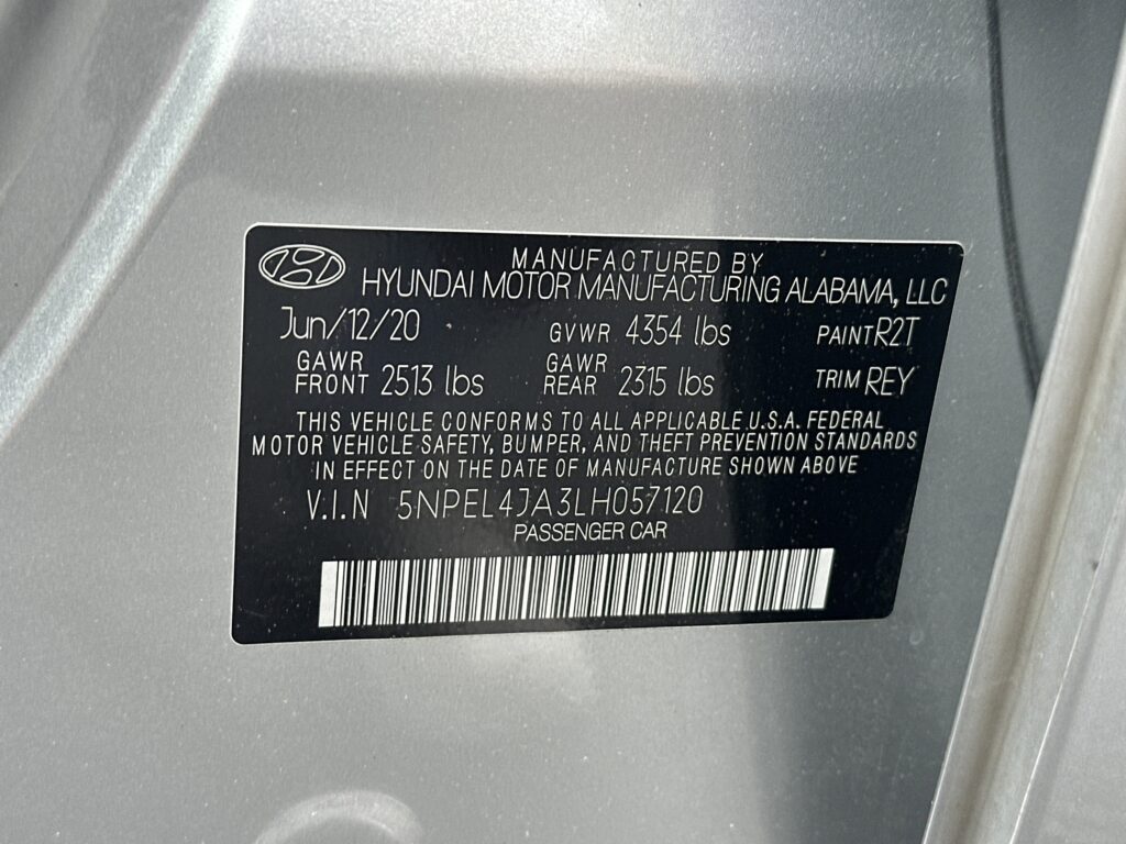 2020 Hyundai Sonata SEL