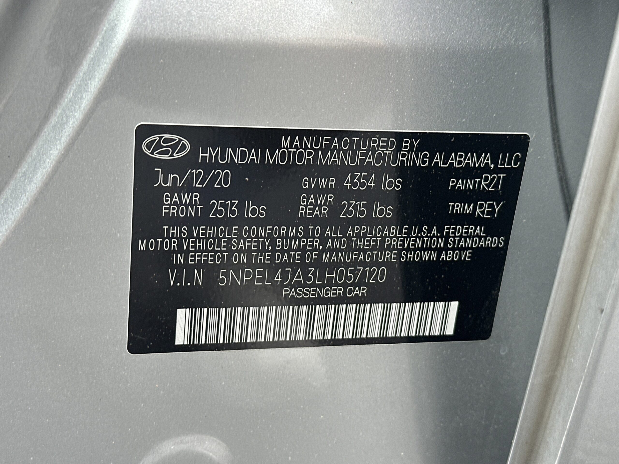 2020 Hyundai Sonata SEL