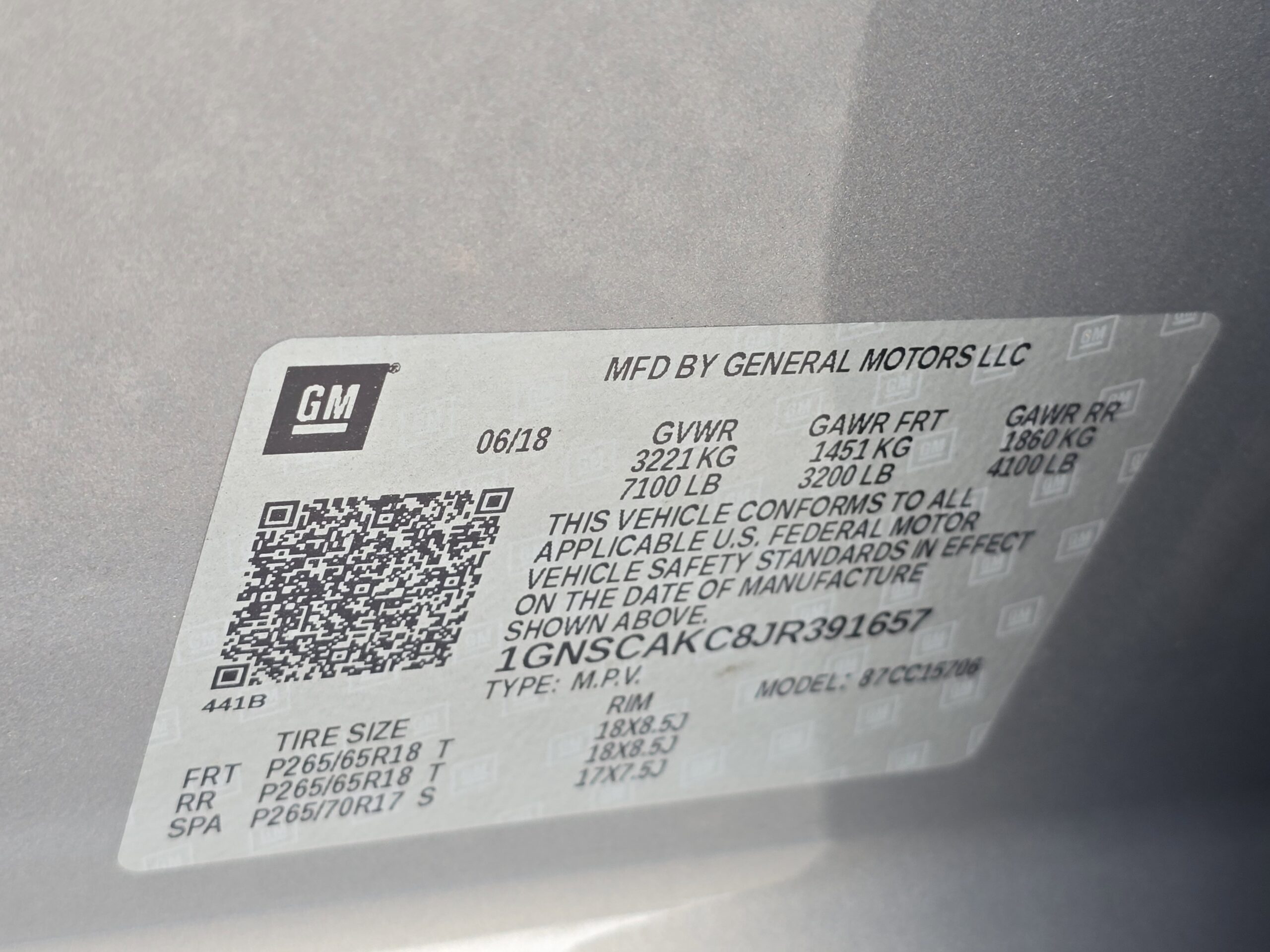 2018 Chevrolet Tahoe LS
