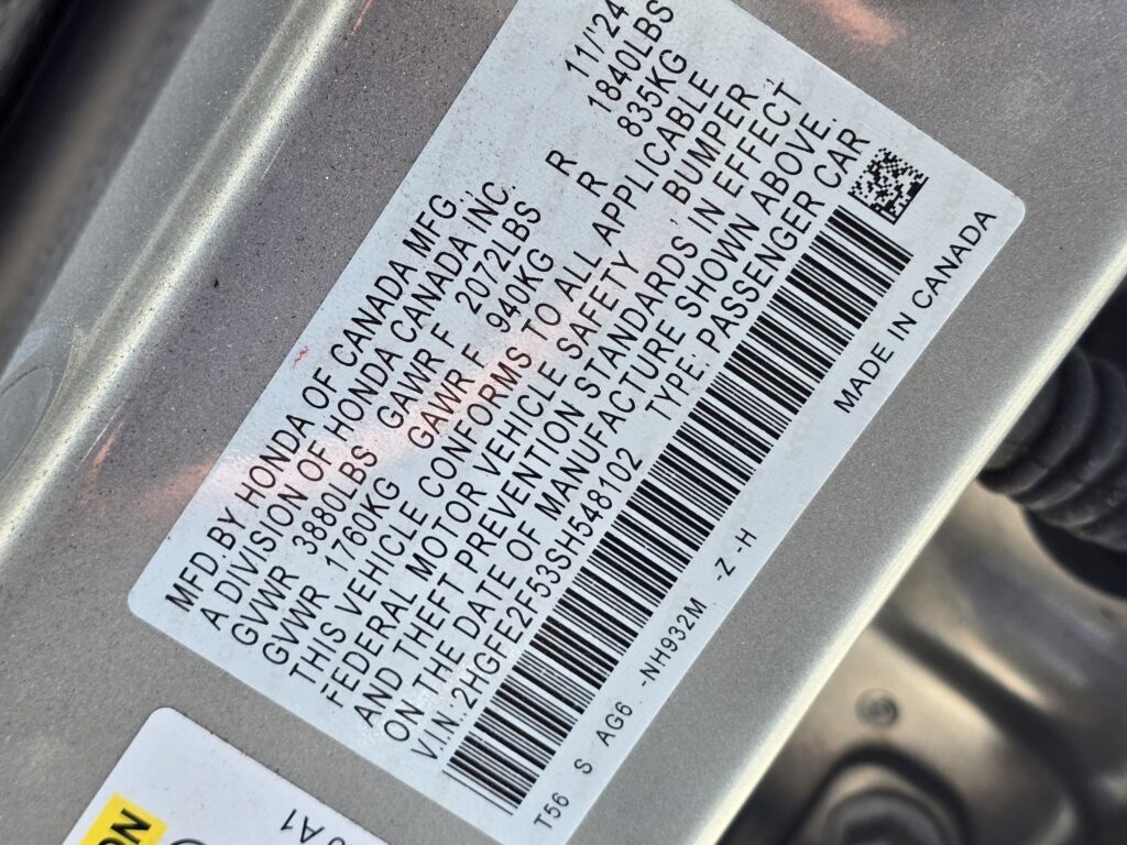 2025 Honda Civic Sedan Sport