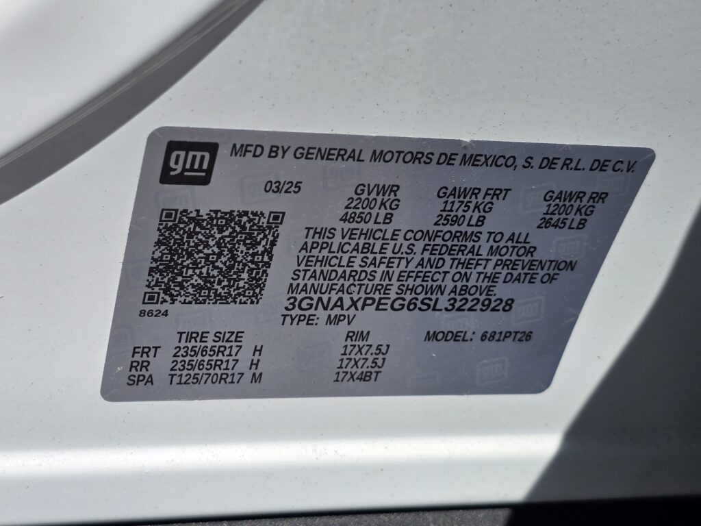 2025 Chevrolet Equinox AWD LT