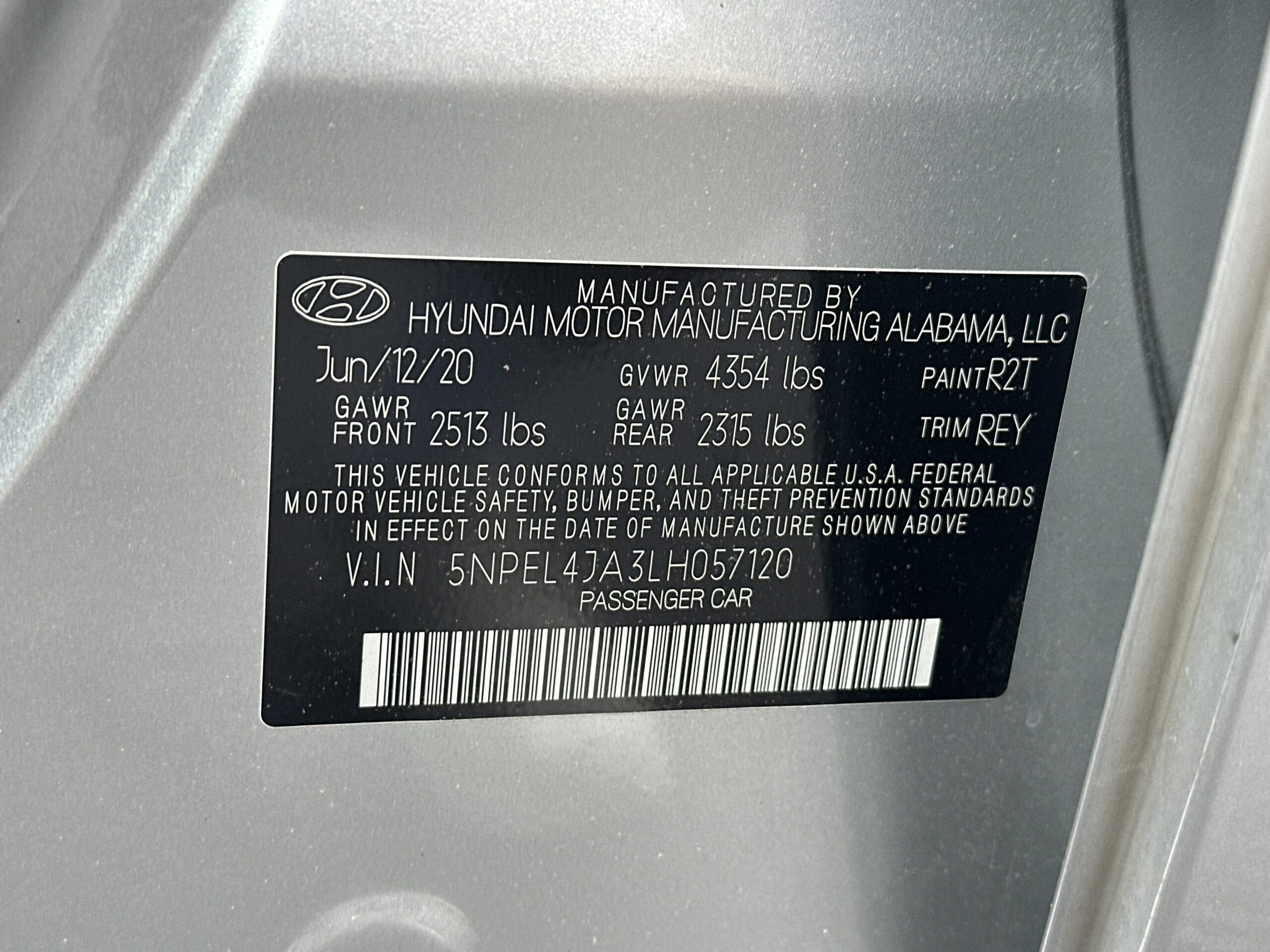 2020 Hyundai Sonata SEL