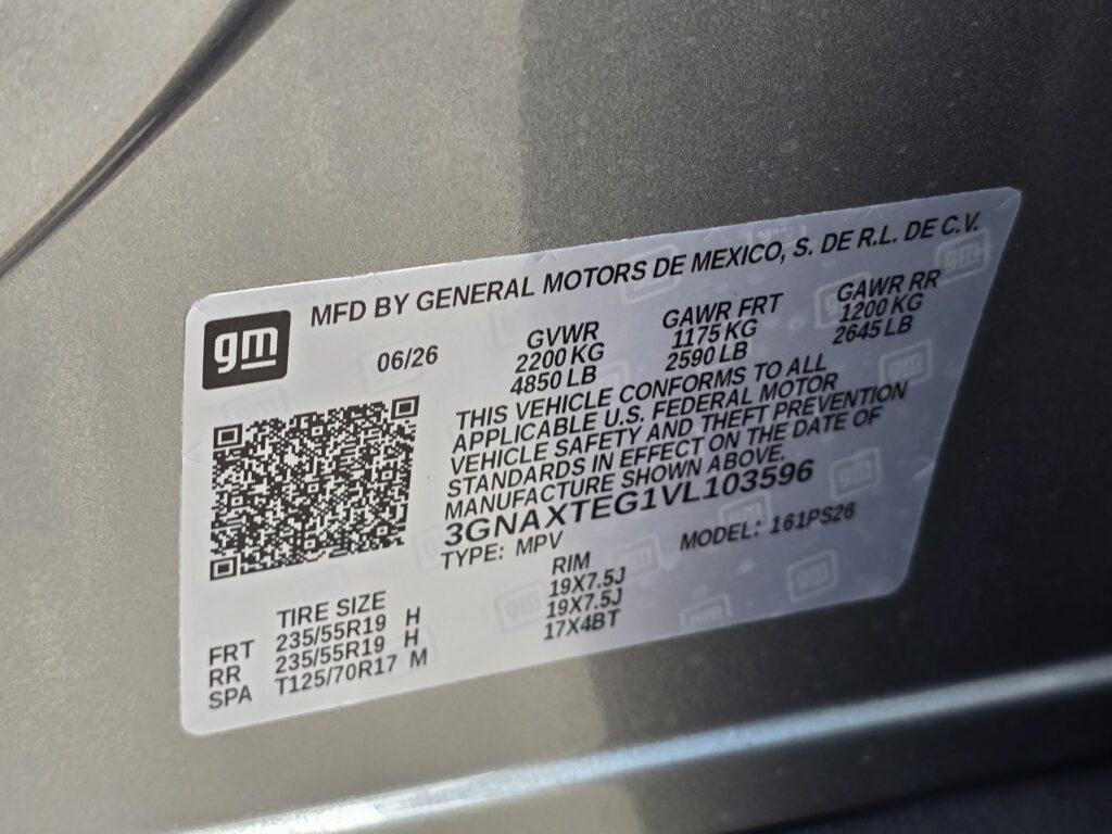 2027 Chevrolet Equinox AWD RS