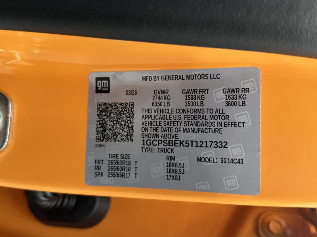 2026 Chevrolet Colorado 2WD Work Truck