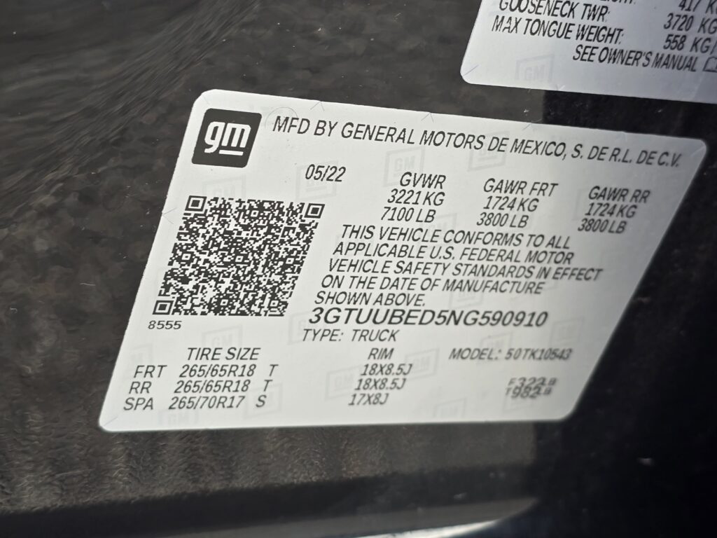 2022 GMC Sierra 1500 SLE