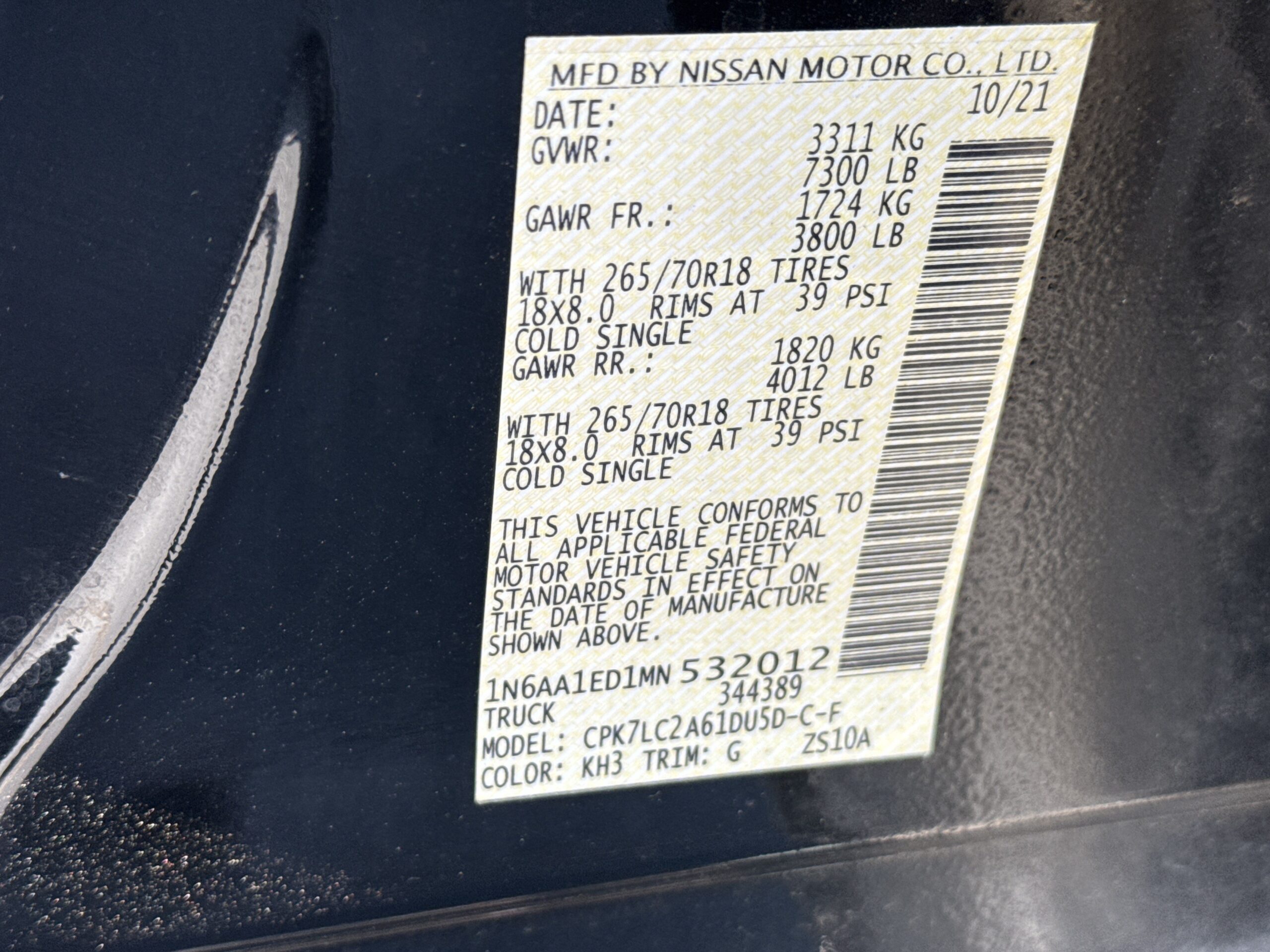 2021 Nissan Titan SV