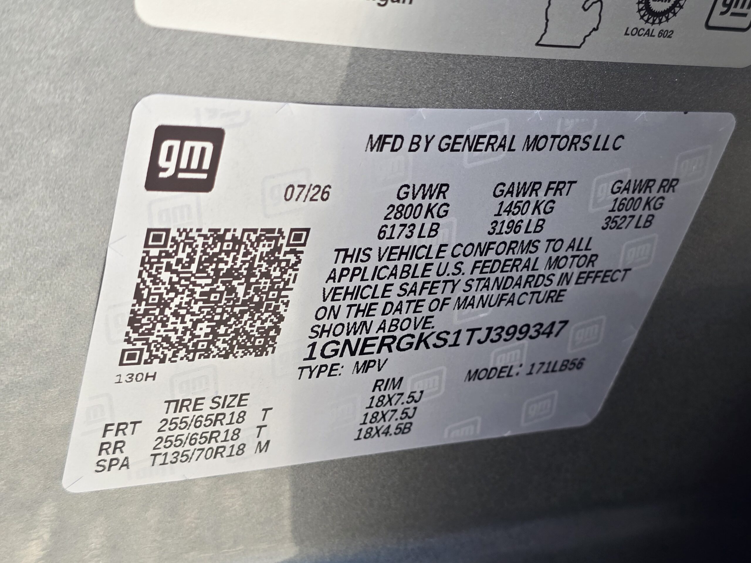 2026 Chevrolet Traverse FWD LT