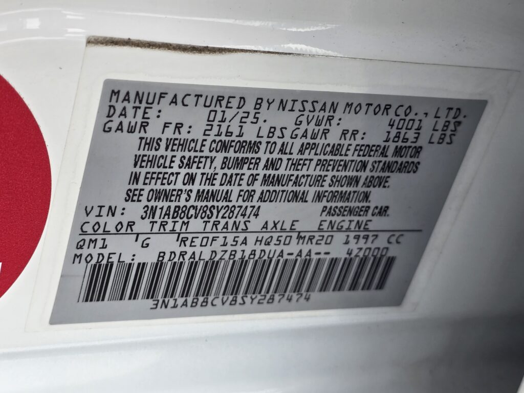 2025 Nissan Sentra SV