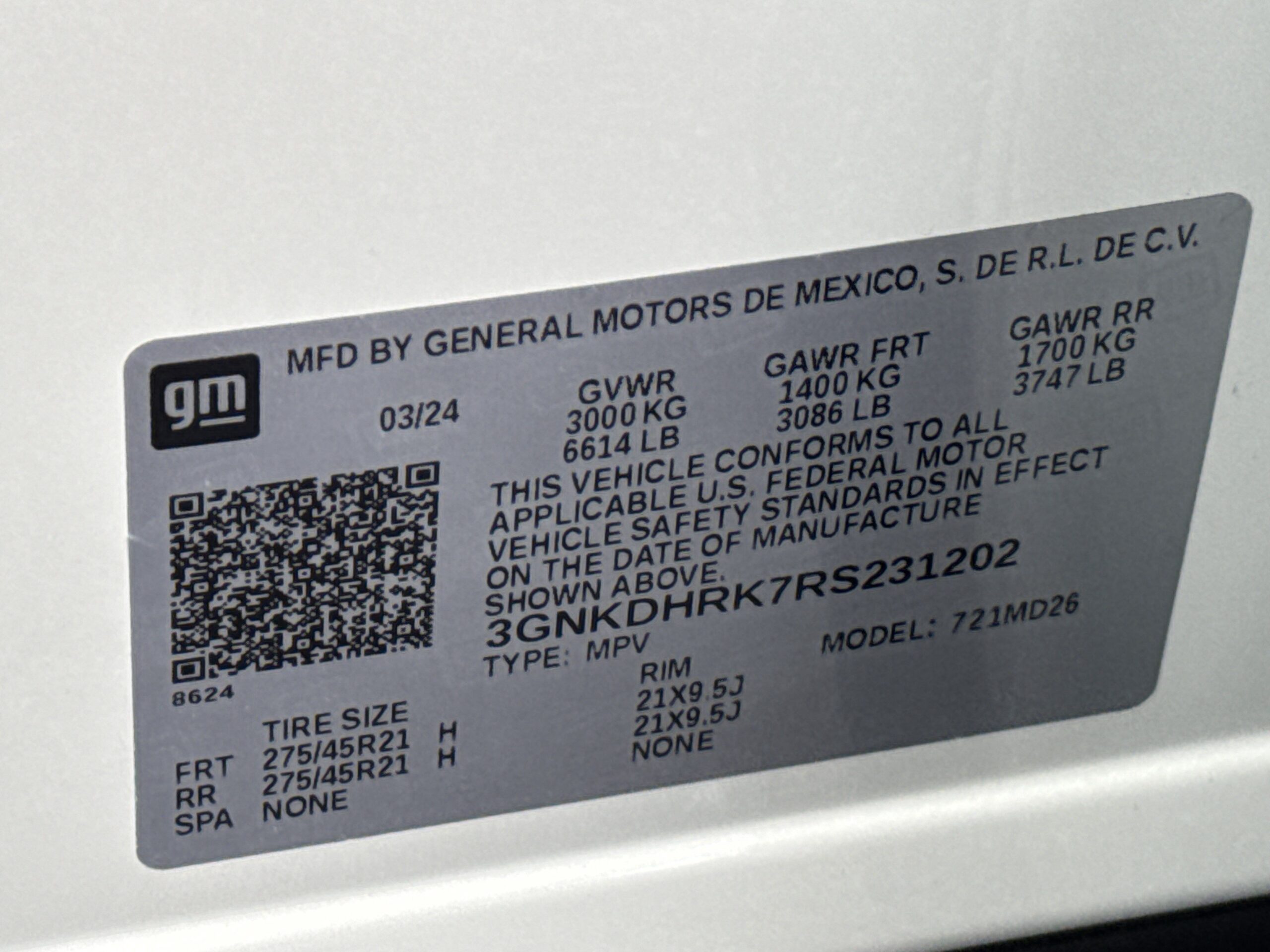 2024 Chevrolet Blazer EV RWD RS