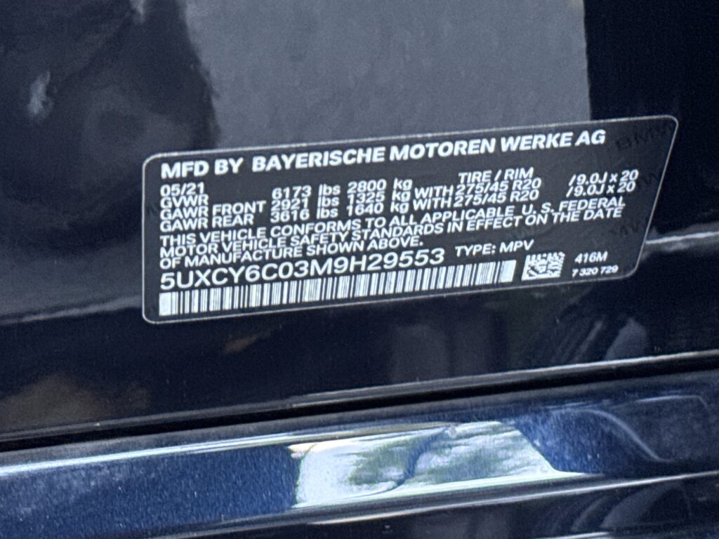 2021 BMW X6 xDrive40i