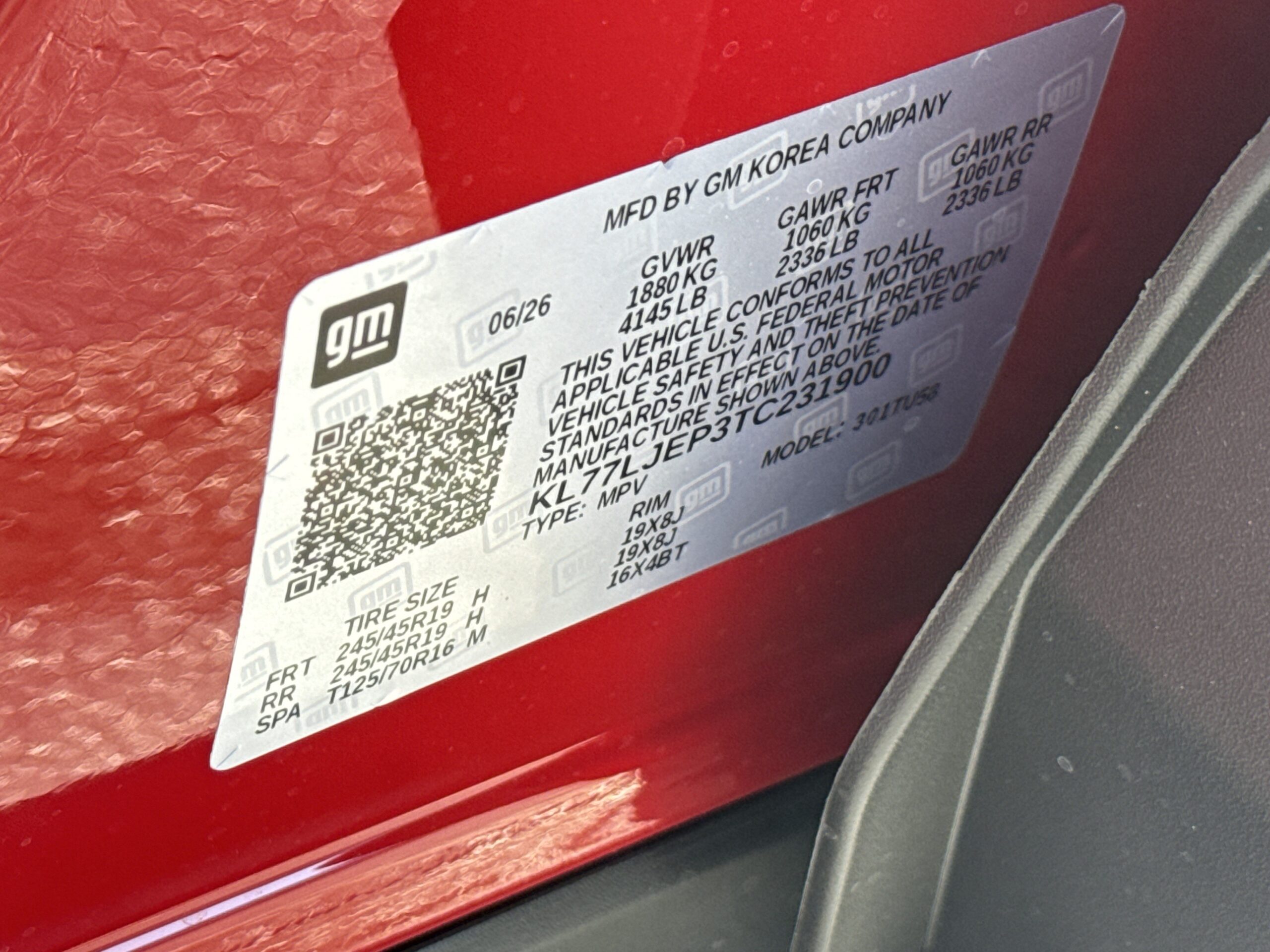 2026 Chevrolet Trax 2RS