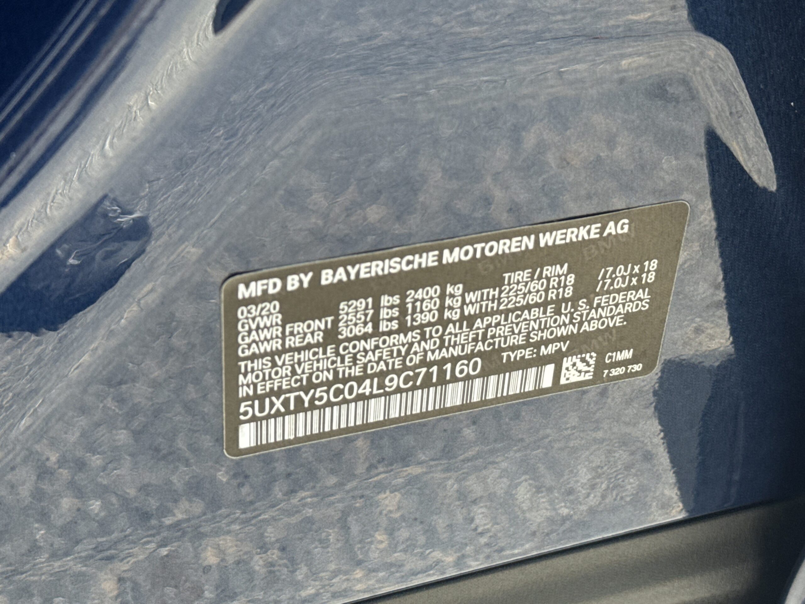 2020 BMW X3 xDrive30i