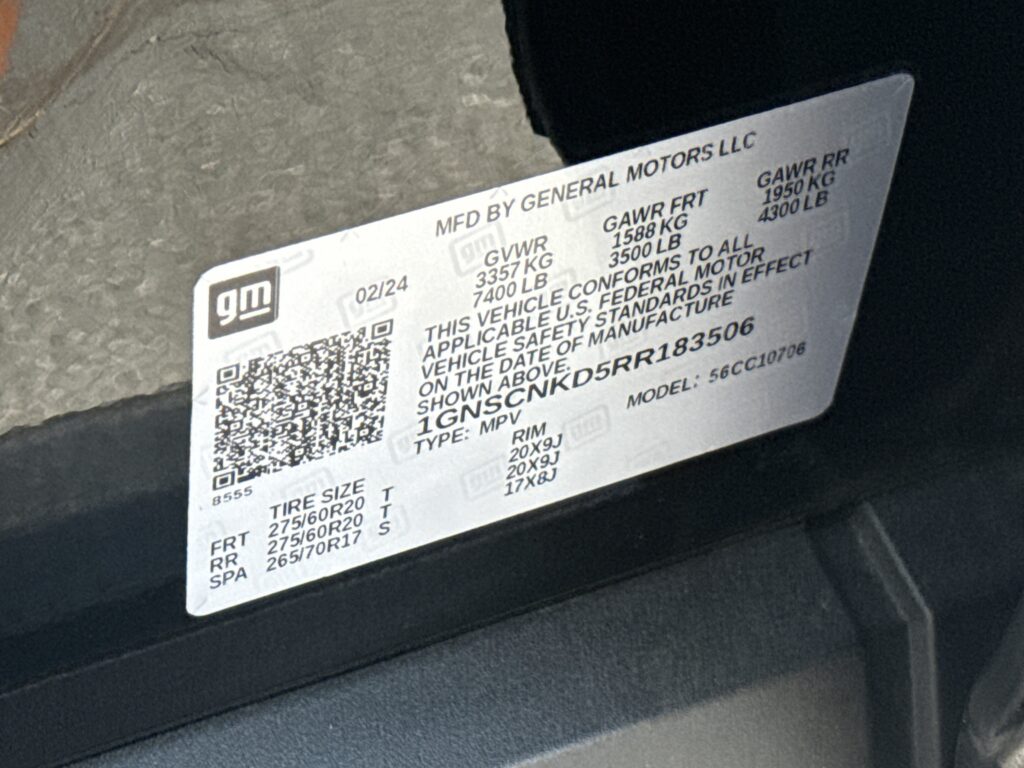 2024 Chevrolet Tahoe LT