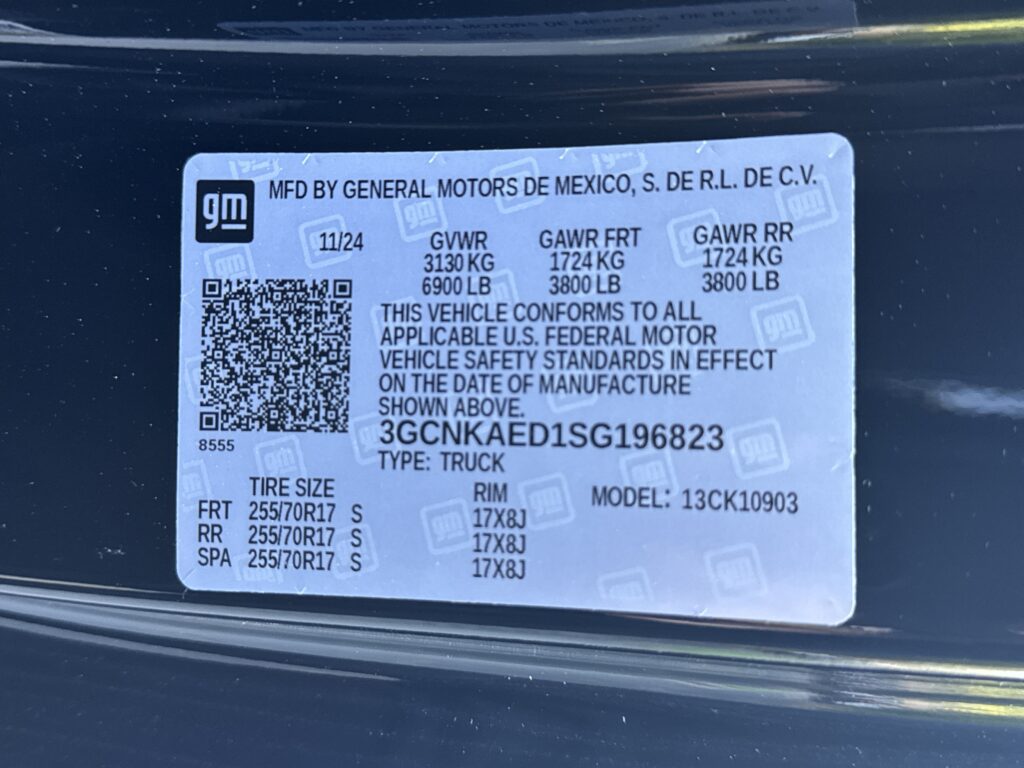 2025 Chevrolet Silverado 1500 Work Truck