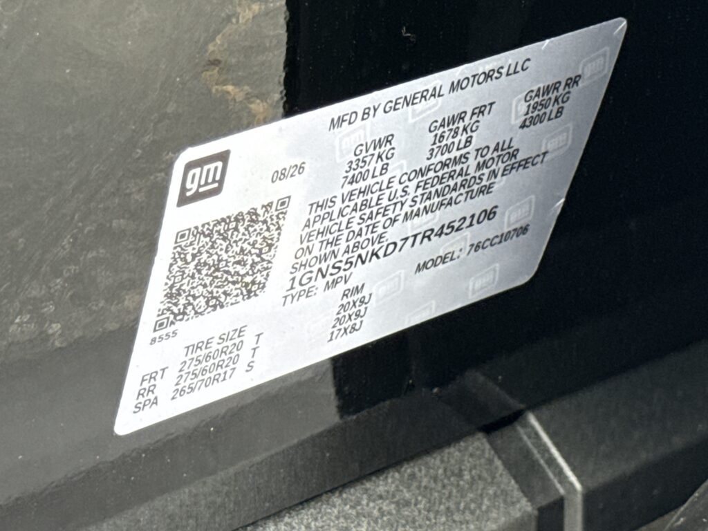 2026 Chevrolet Tahoe LT