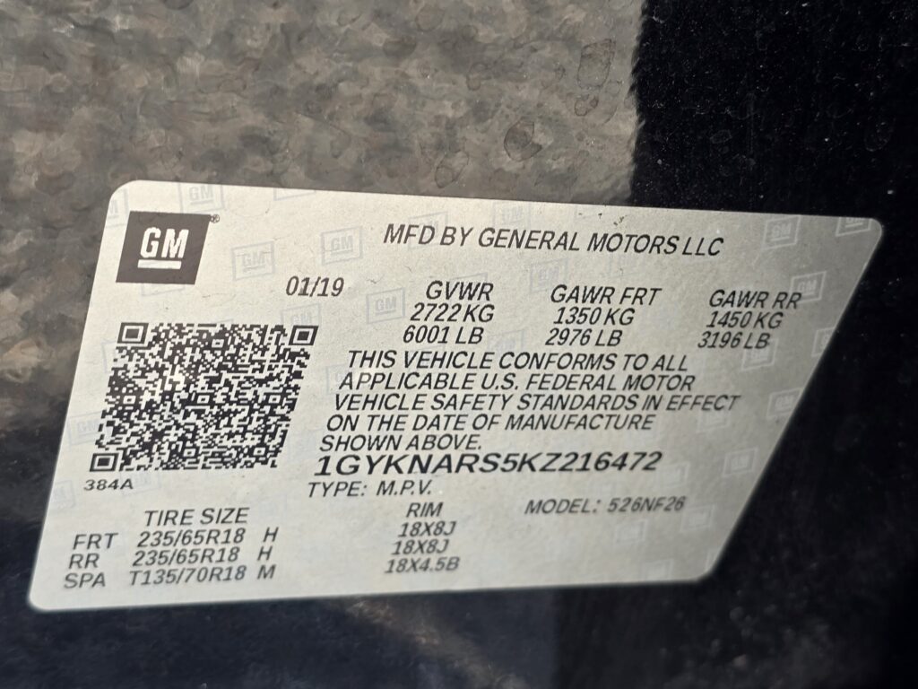 2019 Cadillac XT5 FWD