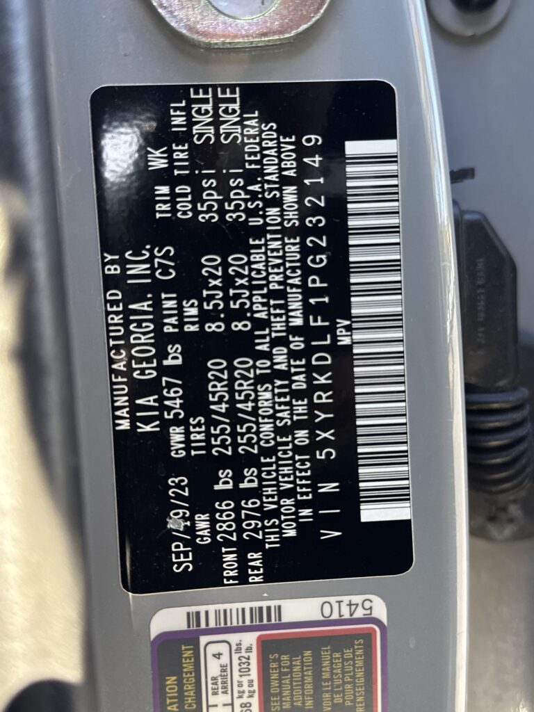 2023 Kia Sorento SX