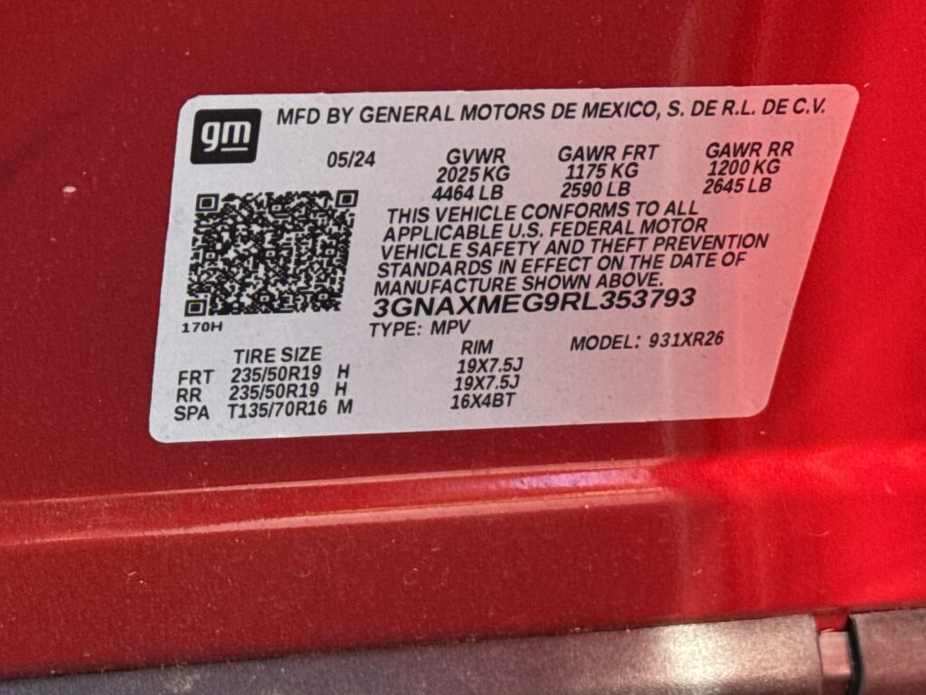 2024 Chevrolet Equinox RS