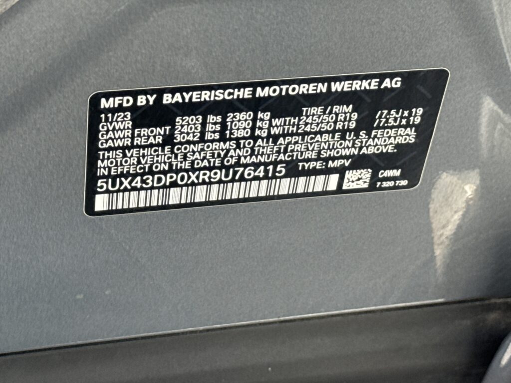 2024 BMW X3 sDrive30i