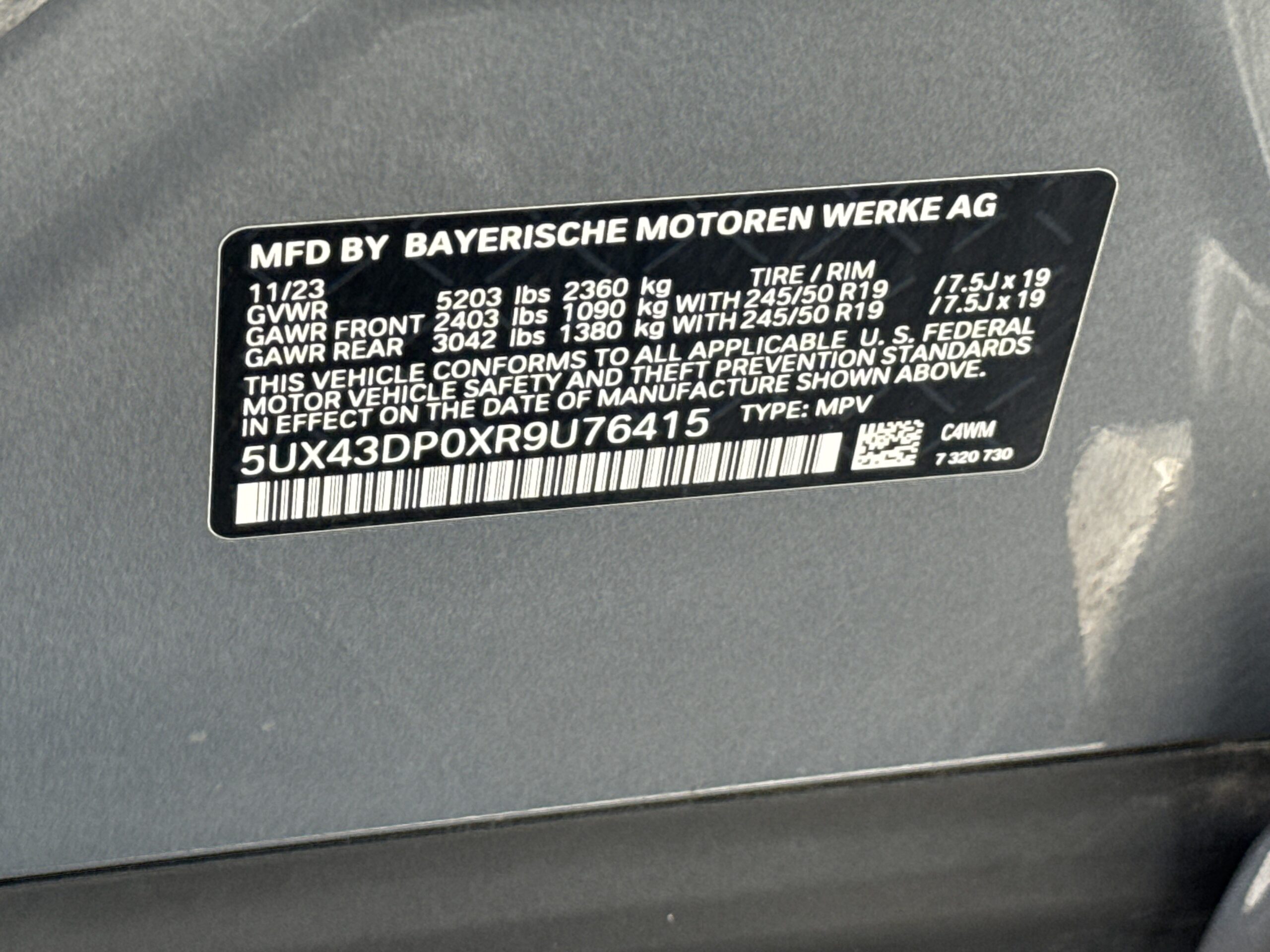 2024 BMW X3 sDrive30i