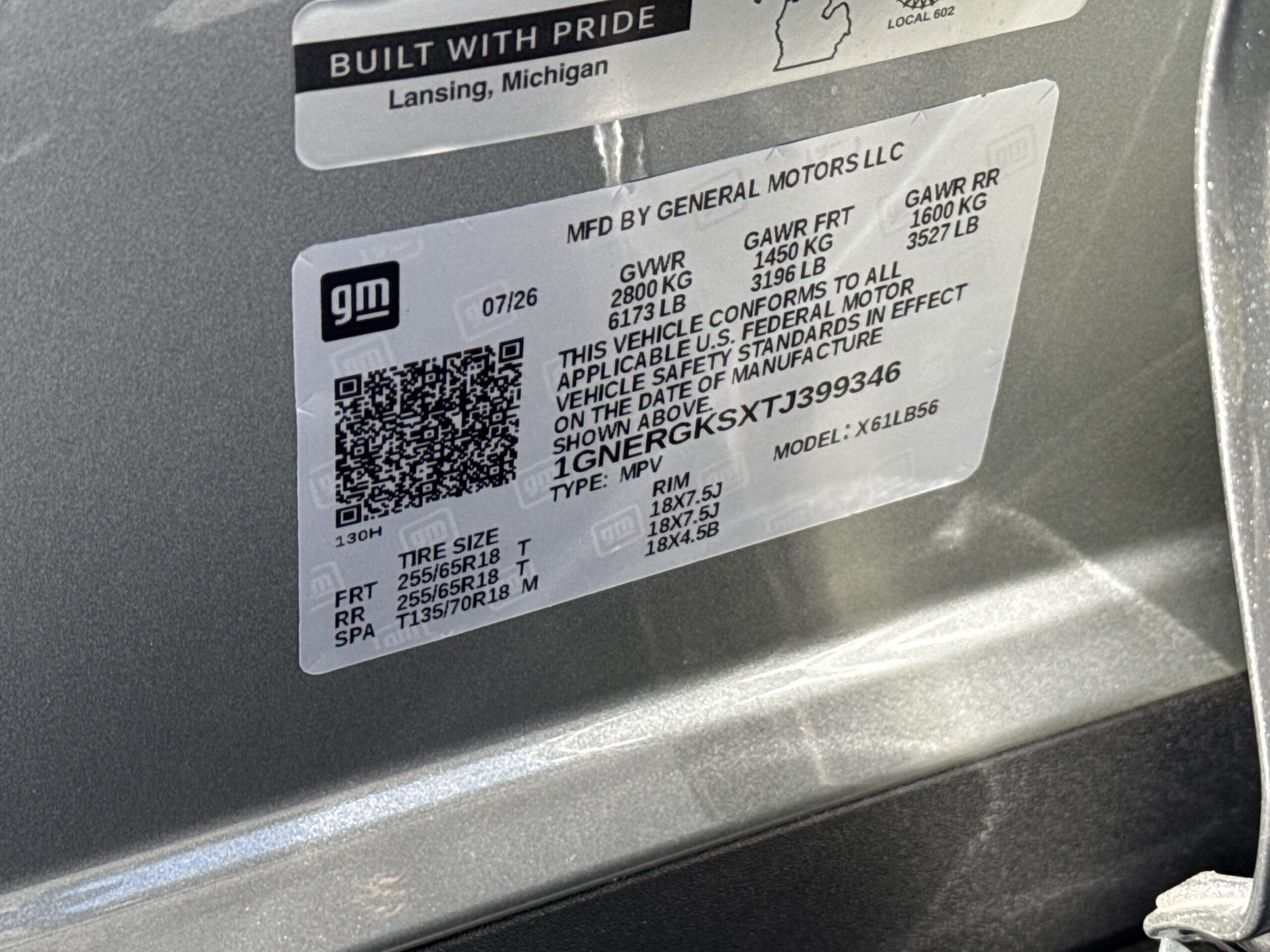 2026 Chevrolet Traverse FWD LT